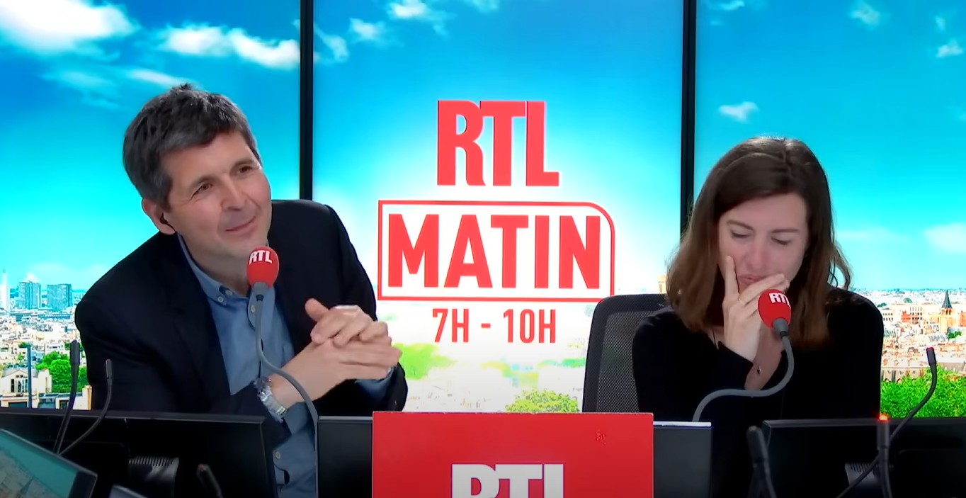 Studio RTL pendant l'émission